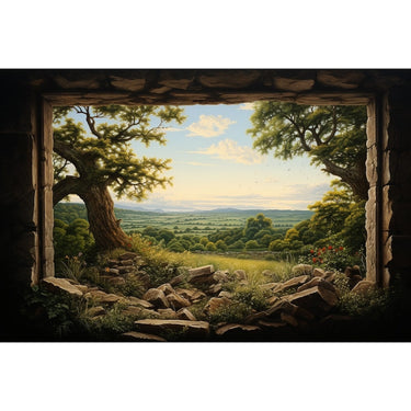 Window Scenery Canvas